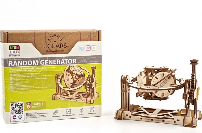 Ugears Holz 3D mechanisches Puzzle Zufallsgenerator
