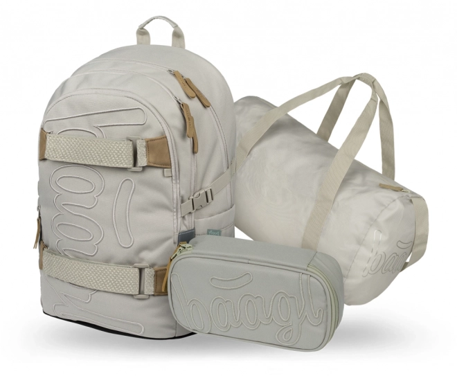 Set Baagl Skate Mist: Rucksack, Federmäppchen, Sporttasche