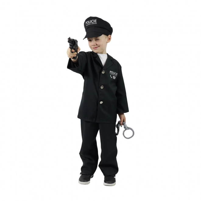 Kinderen politieoutfit met pet - Tsjechische opdruk (S) e-verpakking