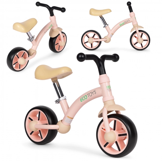 Children's Balance Bike ECO TOYS Pink