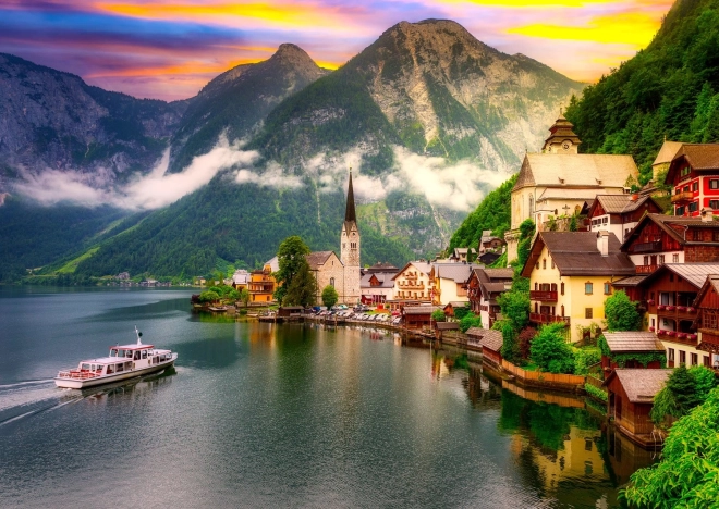 Hallstatt Sunset Puzzle 1000 Pieces