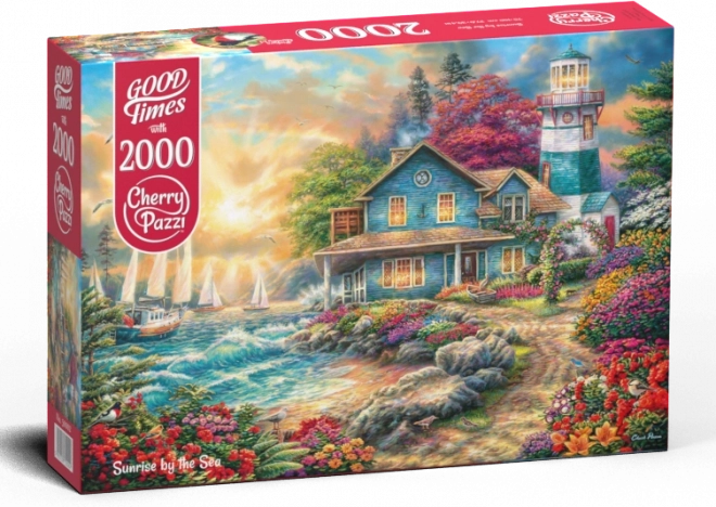 Puzzel Zonsopgang bij de zee 2000 stukjes