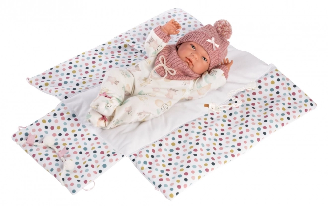 Kleidung für Puppe Baby New Born mit Zubehör