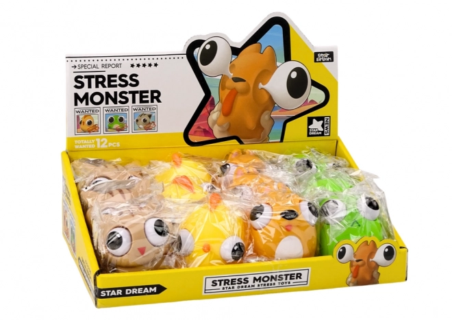 Antistress Speelgoed Happy Monster Squish Sensorisch MIX