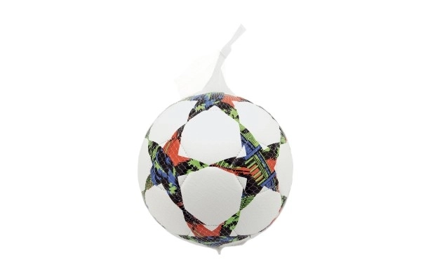 Opgeblazen gestikte stervoetbal 22 cm maat 5
