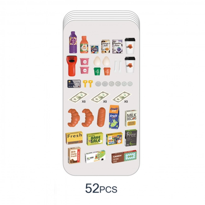 Interactive Supermarket for Kids with Accessories