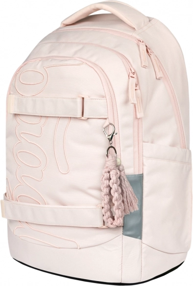 Ensemble Baagl Skate Max Creamy : sac à dos, trousse et sac à cordon