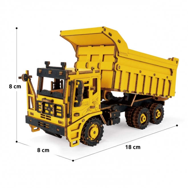 RoboTime houten 3D-puzzel - Vrachtwagen