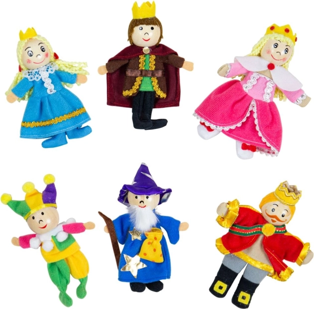 Fingerpuppen Märchenfiguren Königreich