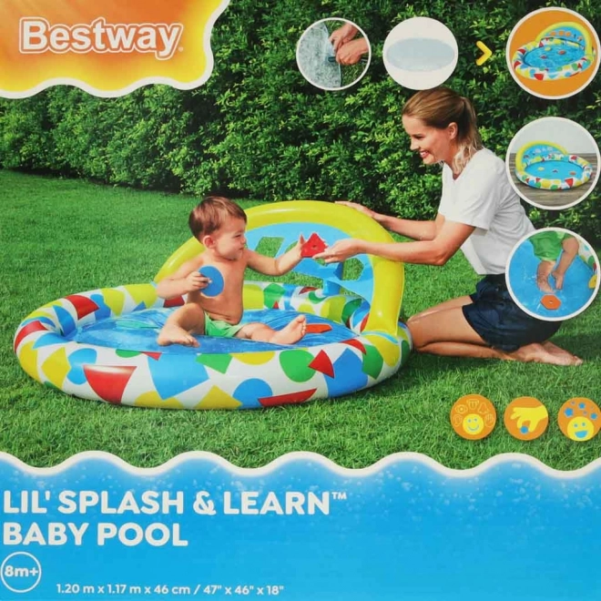 Kinderzwembadje met kussen BESTWAY