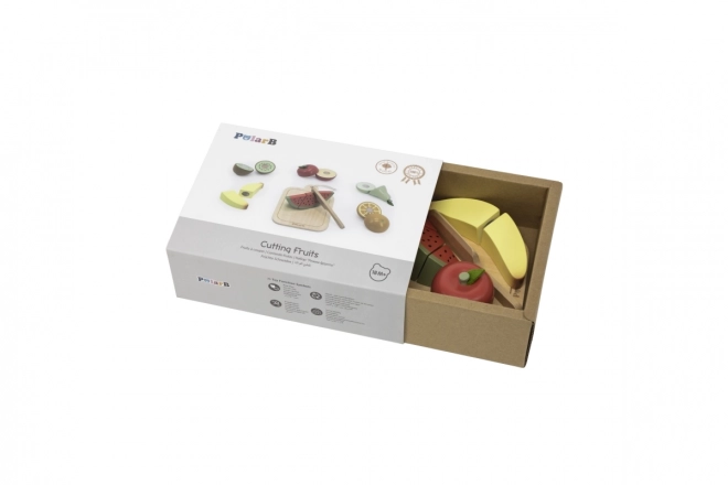 Houten snijfruit voor kinderen
