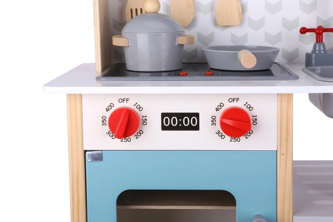 Houten kinderkeuken TOOKY TOY met accessoires