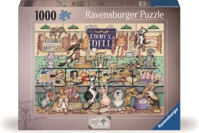 Puzzel Digby's delicatessen en dierenpret