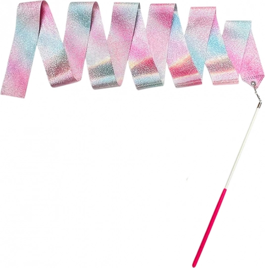 Pastelkleurig lint voor gymnastiek en dans