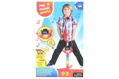 Leuchtendes Kinder-Mikrofon mit MP3-Anschluss