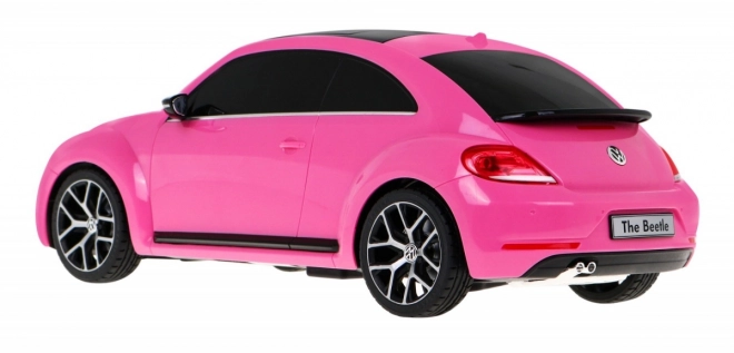 Auto op afstandsbediening R/C Volkswagen Beetle Rastar 1:14 roze