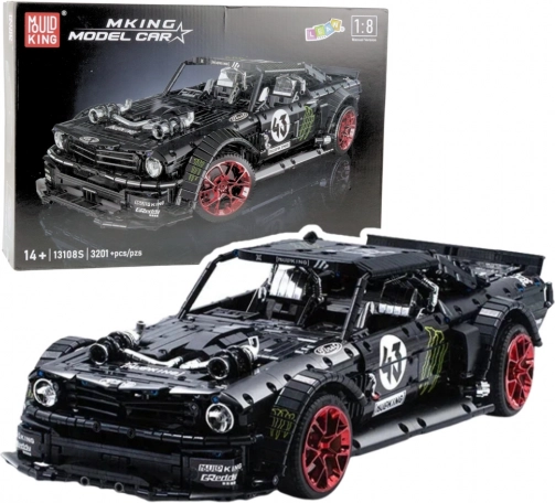 Bouwset sportauto MUSTANG HOONICORN V2, 3201 stukjes
