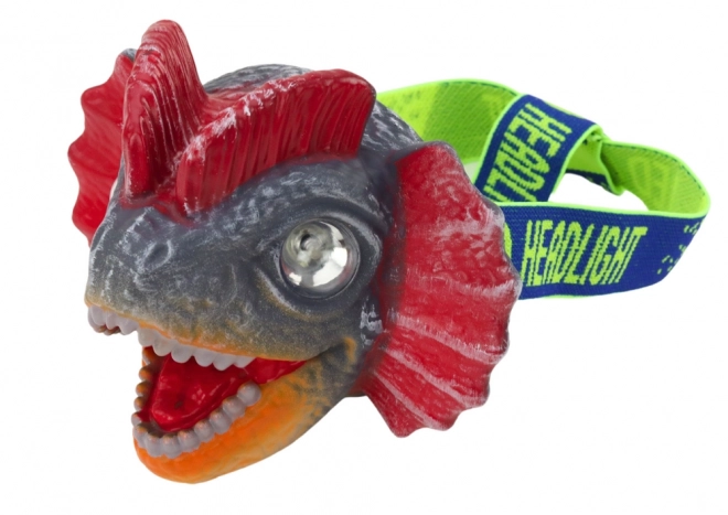 Hoofdlamp Dinosaurus Verstelbare band 3 LED-dioden