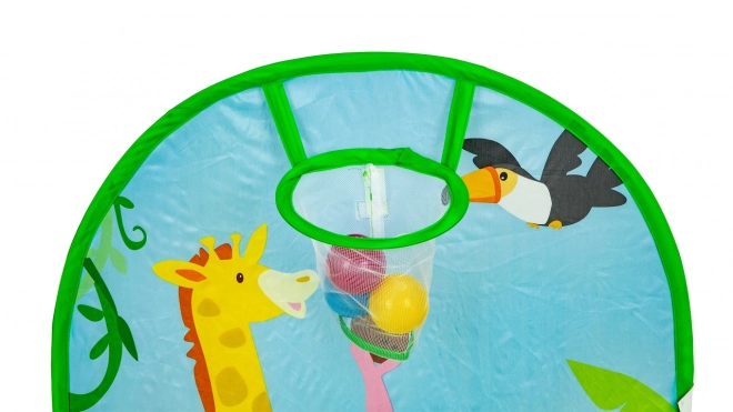 Droog speelhuis voor kinderen met 50 ballen