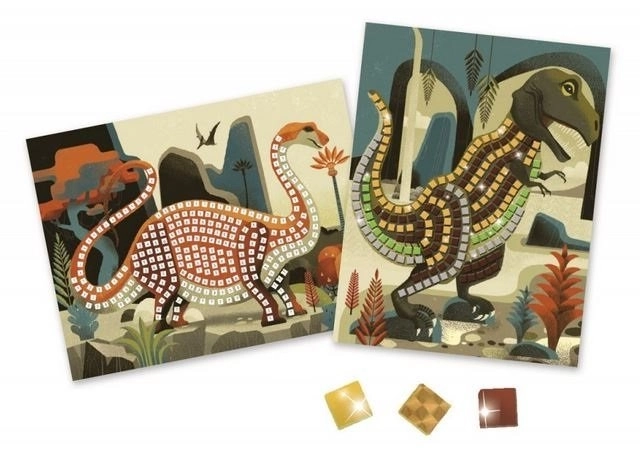 Mosaic Pictures Dinosaurs by Djeco