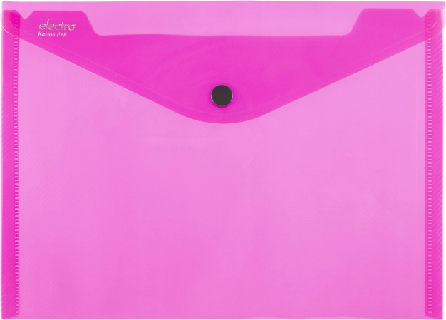 Pochette à bouton-pression A5 Electra rose