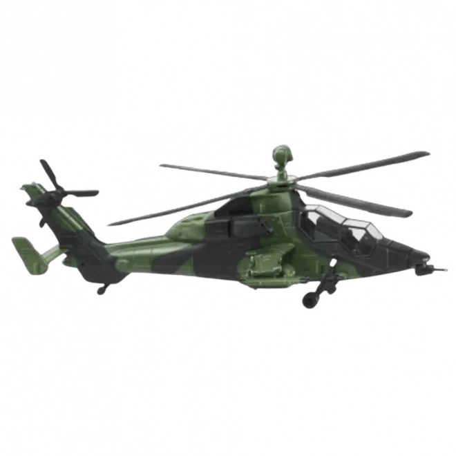 Militaire helikopter in camouflageverpakking