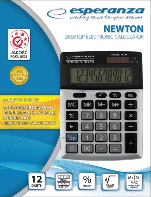 Elektronische bureaurekenmachine newton ecl102