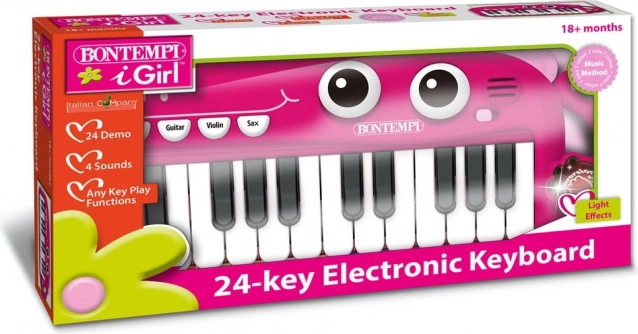 Piano électronique pour enfants 24 touches avec effets lumineux