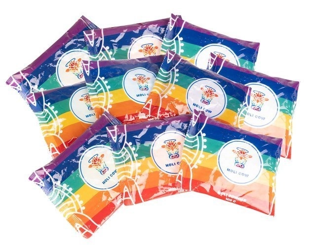 Kleurstofpoeder Holi - 10 x 100 g
