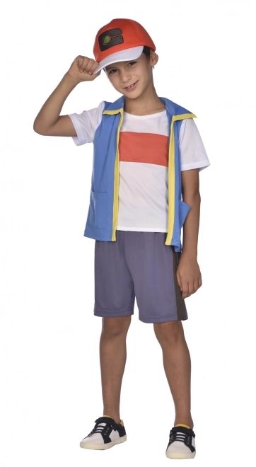 Kinderkostuum Pokemon Ash voor kinderen van 4 tot 6 jaar