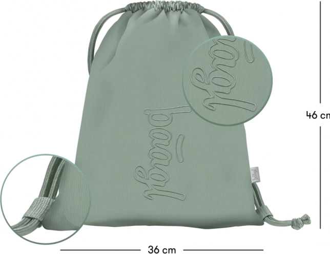 Set voor scholieren BAAGL Skate Max Menthol: rugzak, etui, zak