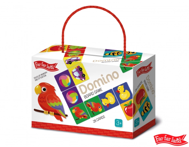 Domino Far Far Land bunt mit Bildern