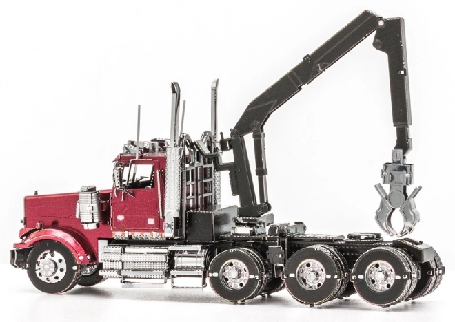 Metalen 3D-model Western Star 4900 met boomstam