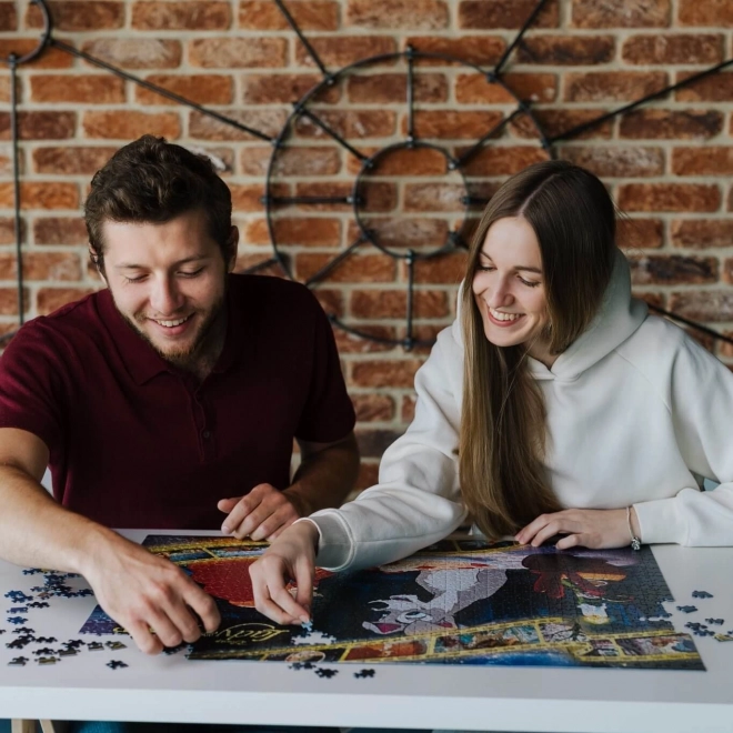 TREFL Puzzle Premium Plus Iconic Moments: Susi und Strolch 1000 Teile