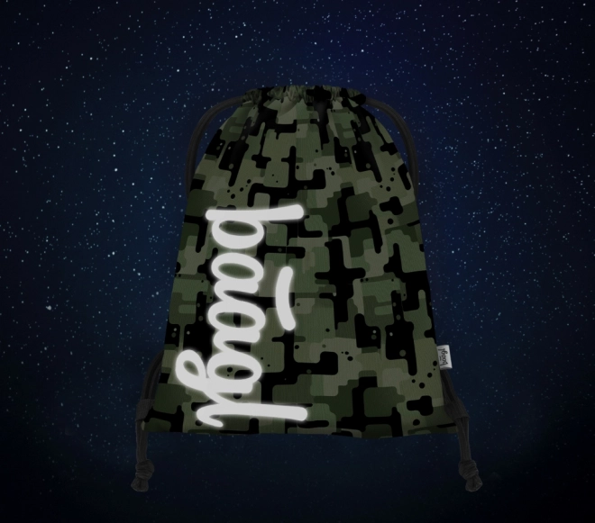 BAAGL 3 SET Coolmate Green: rugzak, etui, zak