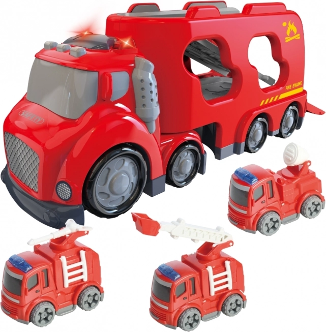 Large Red Tow Truck City Truck with Sound and Light Effects