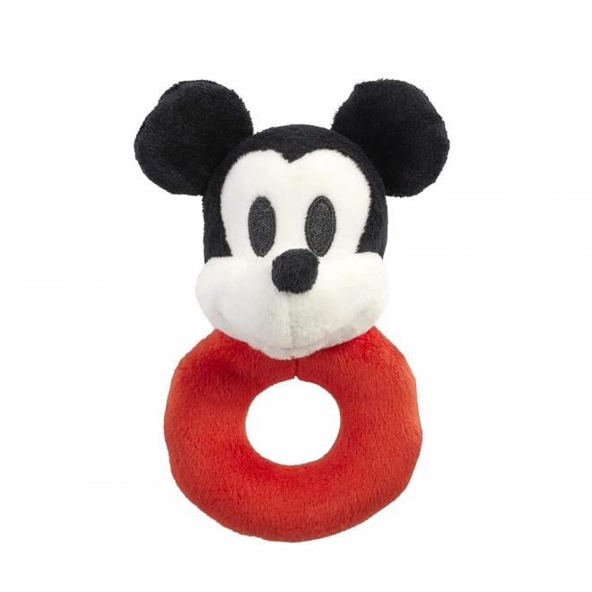 Regenboog Pluchen Rammelaar Mickey Mouse