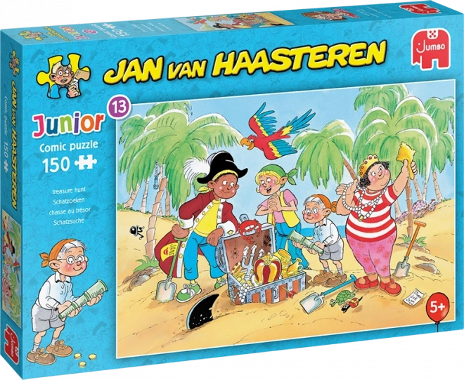 JUMBO Puzzle JvH Junior 13: À la recherche du trésor 150 pièces