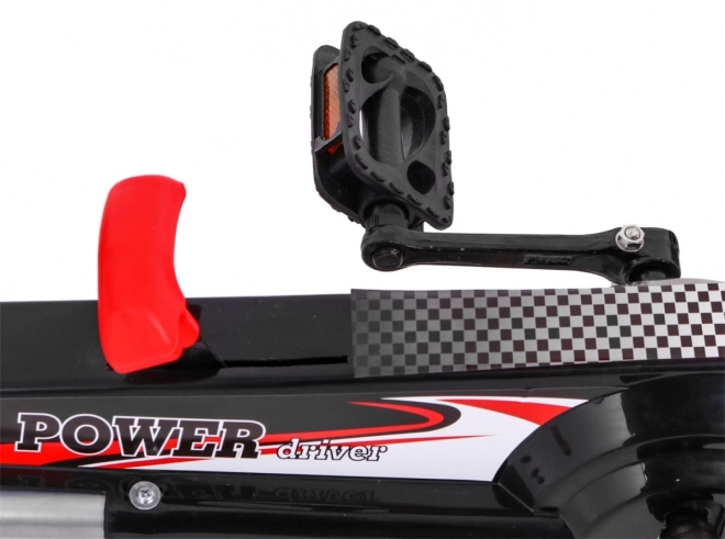 Gokart Full Ahead AIR met pedalen voor kinderen 3+ Rood + Verstelbare stoel + Opblaasbare wielen + Handrem