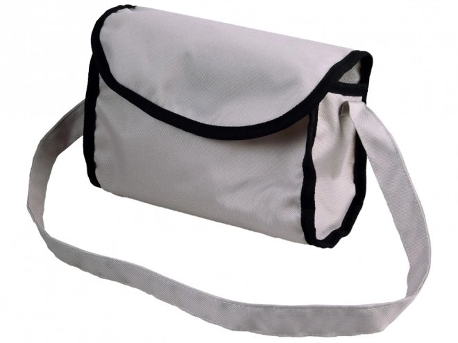Grote diepe wandelwagen voor poppen – Beige