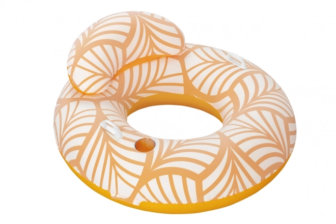 Zwemring met rugleuning 1,18 m oranje