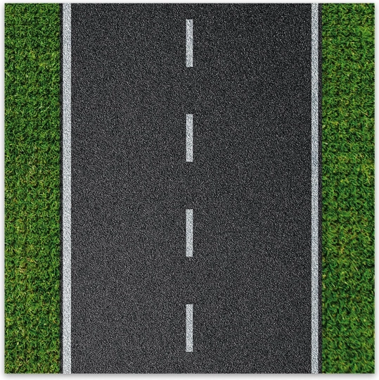 Designer Building Base Flat Road 25.5 x 25.5 cm