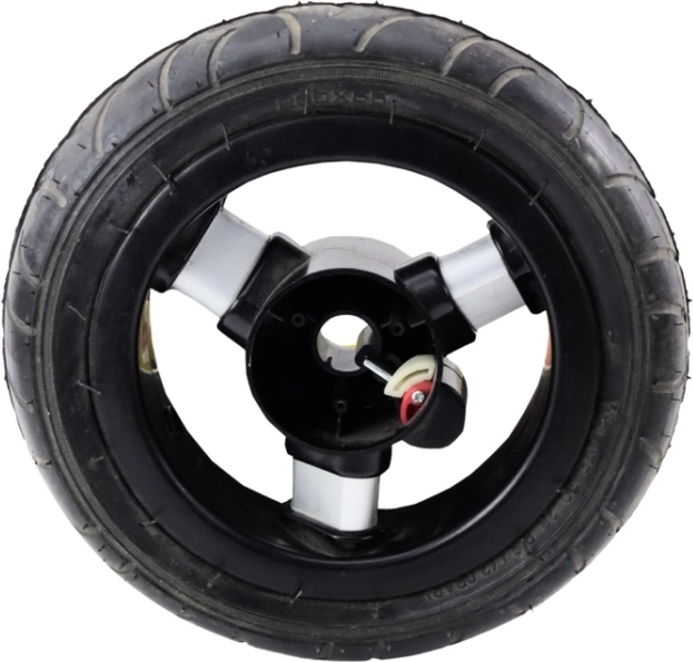 Smooth and comfortable ride thanks to the inflatable tire