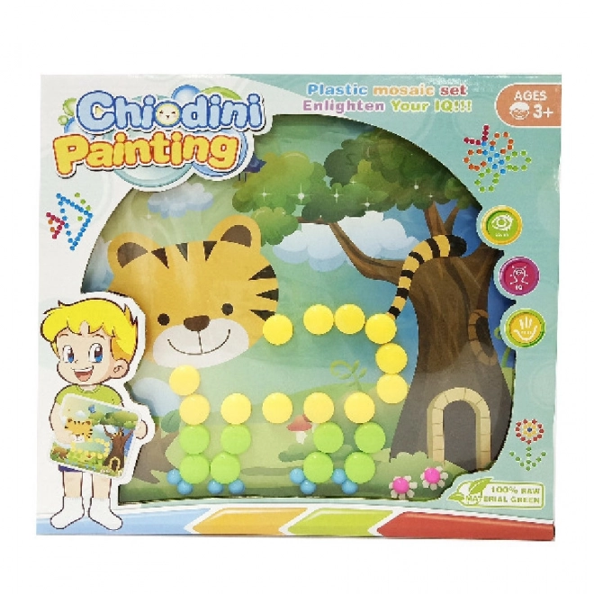 Mozaïek met paddenstoelen en afbeeldingen - 5 motieven