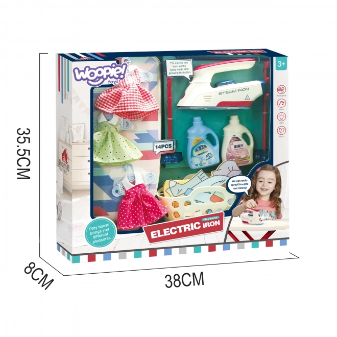 Woopie grote set voor strijken met strijkijzer en accessoires