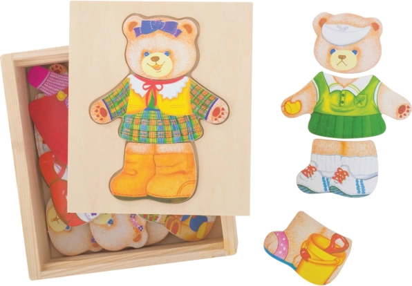 Aankleedpuzzel mevrouw beer BIGJIGS TOYS