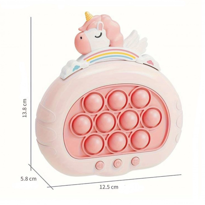 Jeu interactif Pop It Licorne