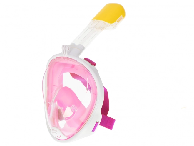 Opvouwbaar Volgelaatsmasker met Snorkel S/M Roze