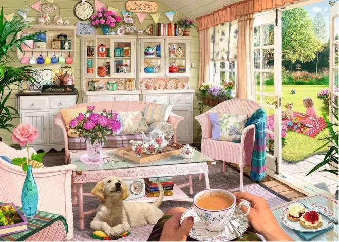 Puzzle 2D 1000 pièces après-midi ensoleillé RAVENSBURGER