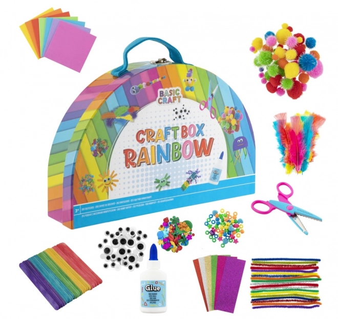 Creatieve doos Regenboog in een koffertje